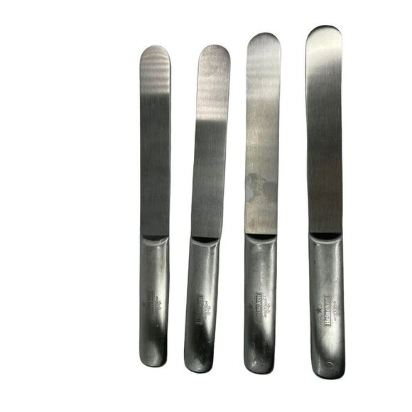 Heineken Skimmer Beer Modern Metal Set Of 4 Stainless Steel Skimmers - Picture 7 of 8